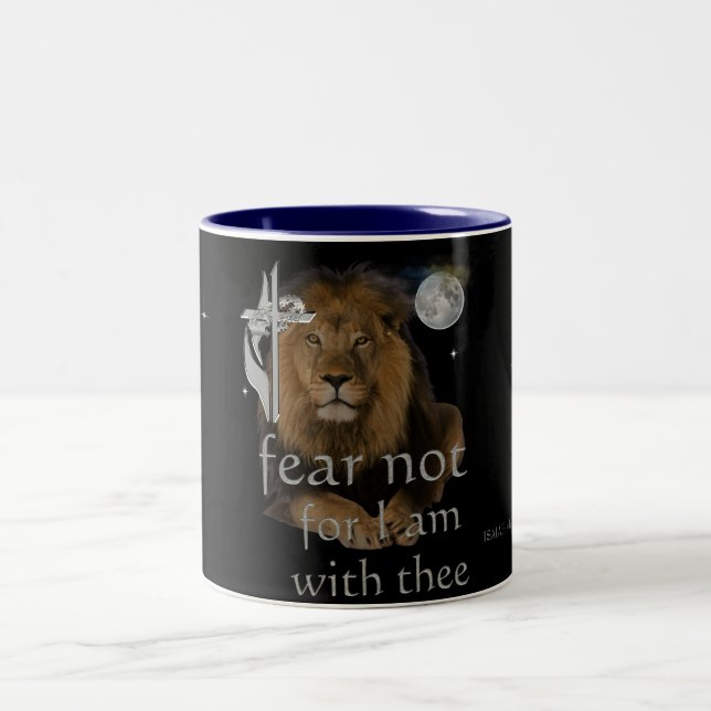 Tasse 2 Couleurs ISAIAH 41:10  T-Shirt (Centre)