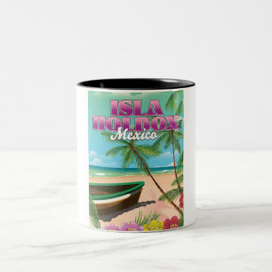 Tasse 2 Couleurs Isla Holbox Mexique