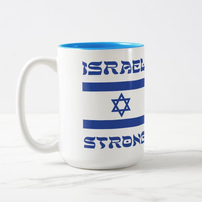 Tasse 2 Couleurs Israël fort (Gauche)