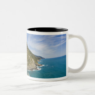 Tasse 2 Couleurs Italie, Cinque Terre, Vernazza, Ville en pente de