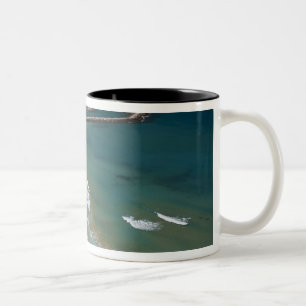 Tasse 2 Couleurs Italie, Sardaigne, Buggerru. Plage de Buggerru et