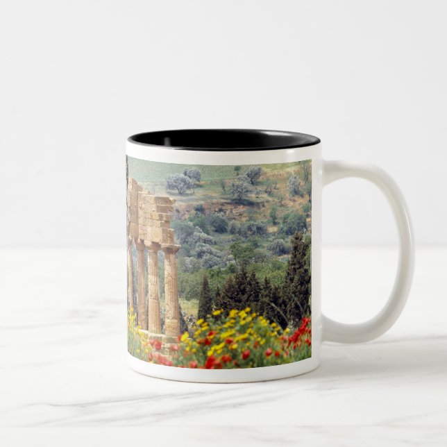 Tasse 2 Couleurs Italie, Sicile, Agrigente. Les ruines des (Droit)