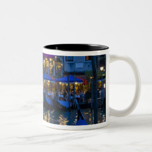 Tasse 2 Couleurs Italie, Venise, Vue nocturne le long du Grand