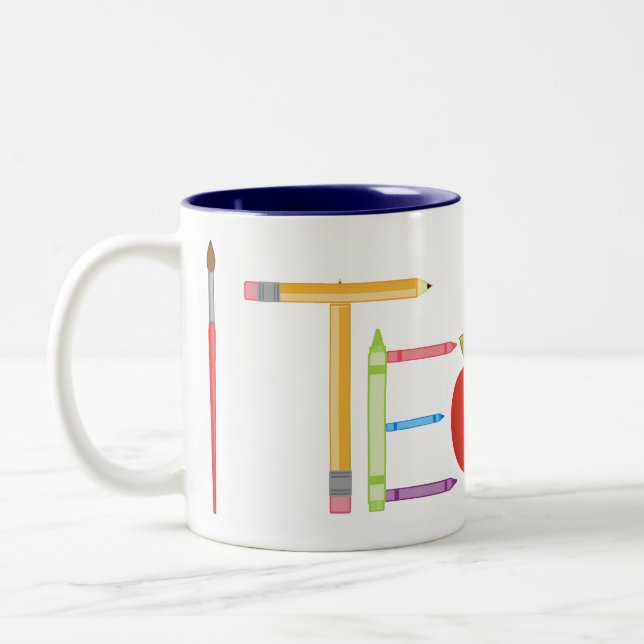 Tasse 2 Couleurs iTeach (Gauche)