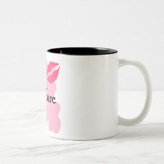 Tasse 2 Couleurs Iubesc de Te - Roumain je t'aime