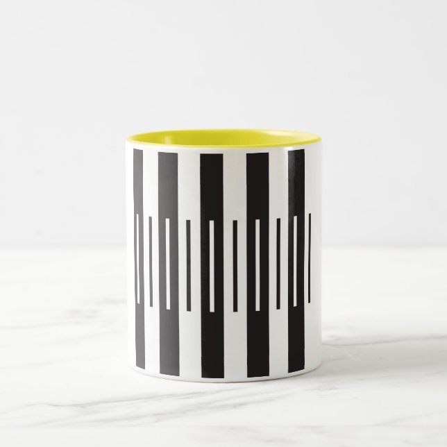 Tasse 2 Couleurs Ivoire d'ébène - Jaune (Centre)
