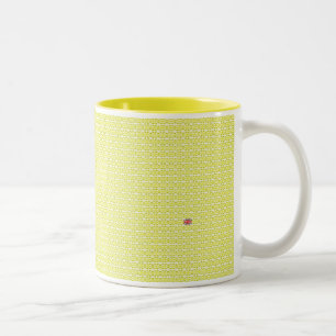 Tasse 2 Couleurs Jacks de l'Union du Royaume-Uni jaune et un impair