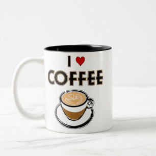 Tasse 2 Couleurs J'adore le café