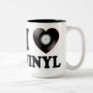 TASSE 2 COULEURS J'ADORE LE VINYLE