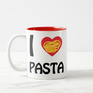 Tasse 2 Couleurs J'adore les pâtes
