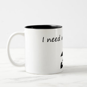 Tasse 2 Couleurs J'Ai Besoin De Plus D'Espace - Astronaut Drôle