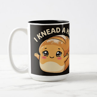 Tasse 2 Couleurs J'ai besoin d'un câlin — Pain Kawaii