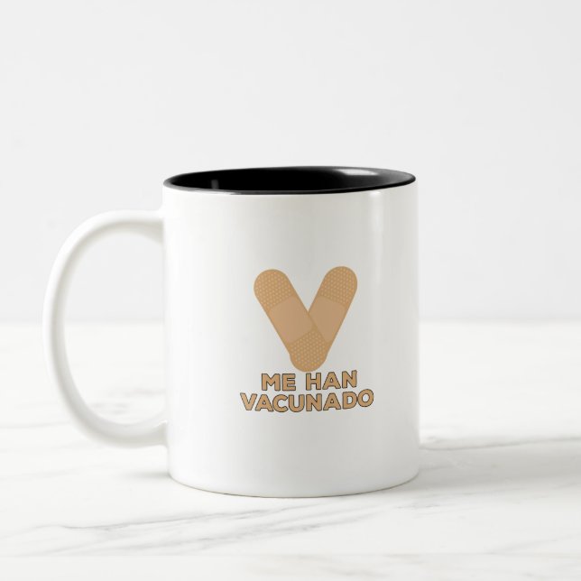Tasse 2 Couleurs J'ai été vacciné (Gauche)