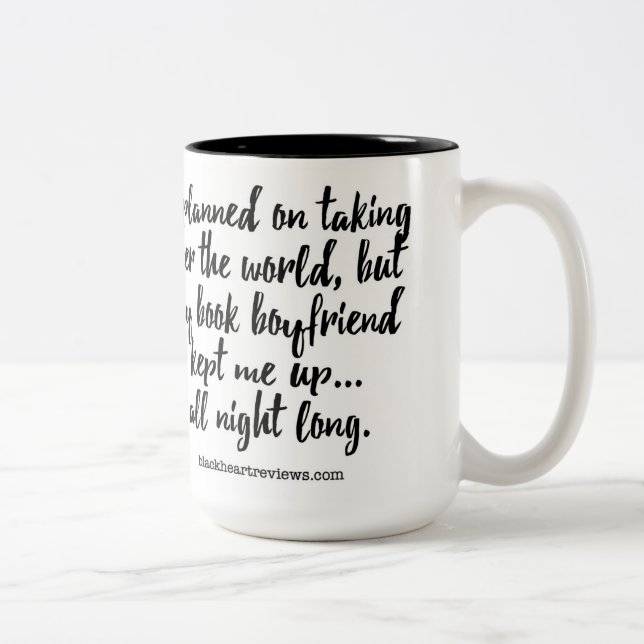 Tasse 2 Couleurs J'ai prévu sur succéder le monde… (Droit)