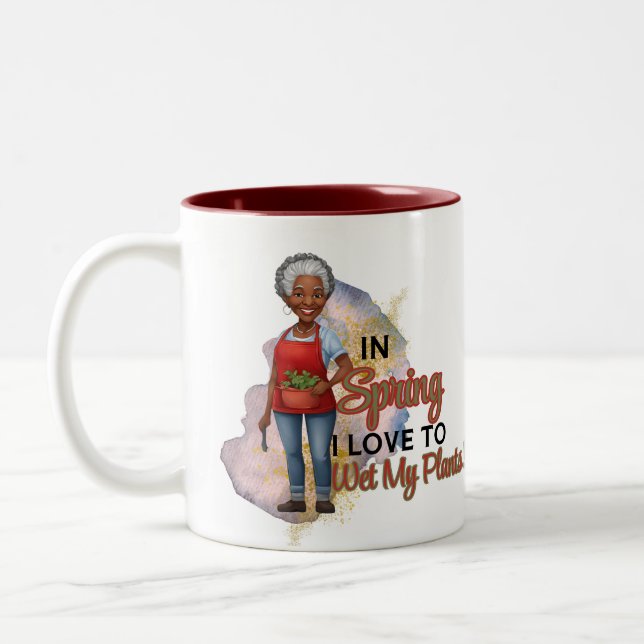 Tasse 2 Couleurs J'ai reçu mes Plantes (Gauche)