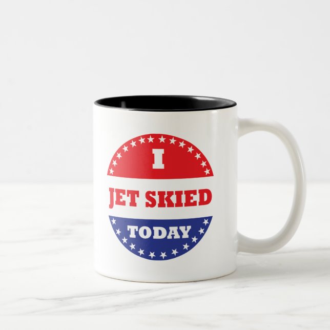 Tasse 2 Couleurs J'Ai Ski Aujourd'Hui (Droit)