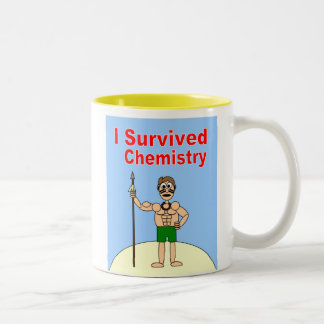 Tasse 2 Couleurs J'ai survécu à la chimie