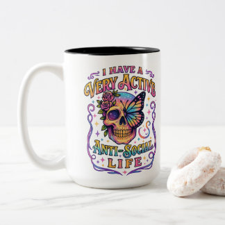 Tasse 2 Couleurs J'Ai Un Très Actif...
