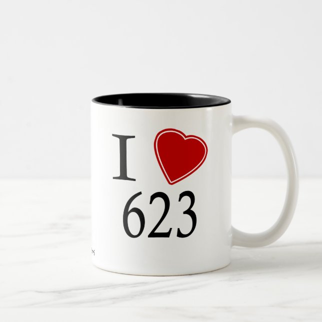 Tasse 2 Couleurs J'aime 623 Phoenix (Droit)