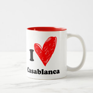 Tasse 2 Couleurs J'aime Casablanca Tweek leurige Koffiemok