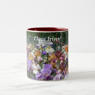 Tasse 2 Couleurs J'aime des iris !