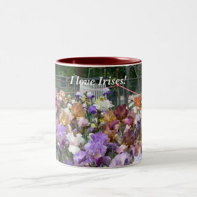 Tasse 2 Couleurs J'aime des iris ! (Centre)