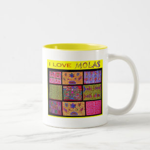 Tasse 2 Couleurs J'aime des Molas : Édredon