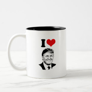 Tasse 2 Couleurs J'aime Donald Trump