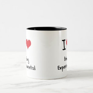 Tasse 2 Couleurs J'aime être expérimental