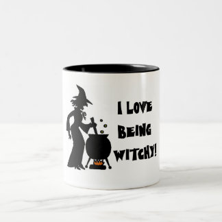 Tasse 2 Couleurs J'aime être Witchy !