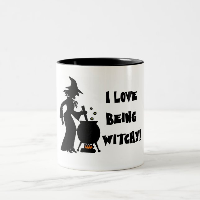Tasse 2 Couleurs J'aime être Witchy ! (Centre)