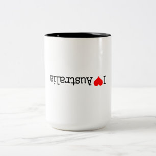 Tasse 2 Couleurs J'aime l'Australie