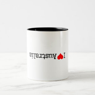 Tasse 2 Couleurs J'aime l'Australie