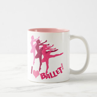 Tasse 2 Couleurs J'aime le ballet
