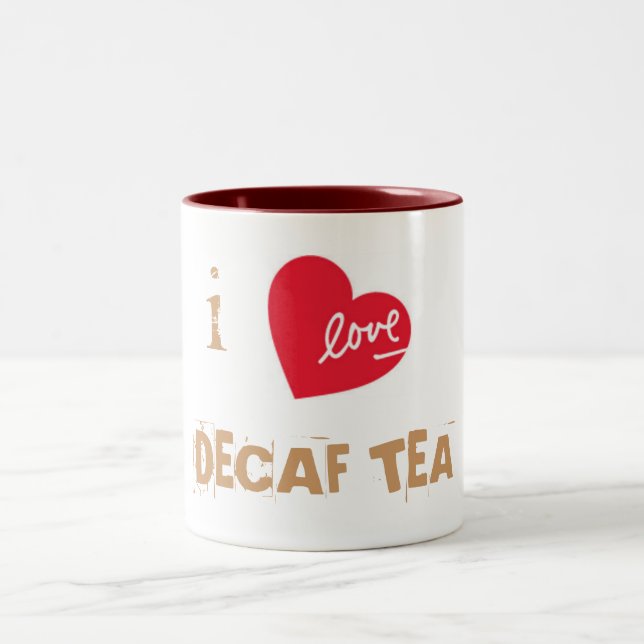 TASSE 2 COULEURS J'AIME LE THÉ DE DECAF (Centre)