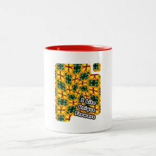 Tasse 2 Couleurs J'Aime Les Fleurs Uniques