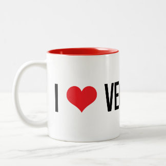 Tasse 2 Couleurs J'aime les garçons végétaliens