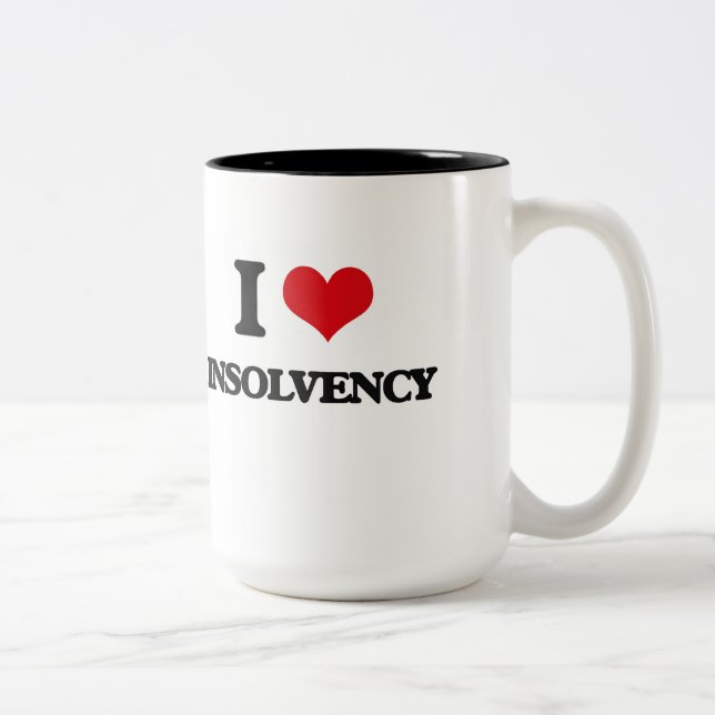 Tasse 2 Couleurs J'aime l'insolvabilité (Droit)