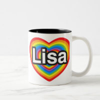 J'aime Lisa. Je t'aime Lisa. Coeur