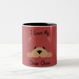 Tasse 2 Couleurs J'aime ma bouffe de bouffe