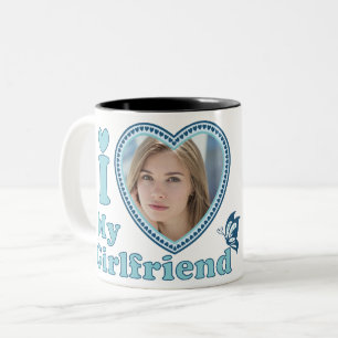 Tasse 2 Couleurs J'aime ma petite amie