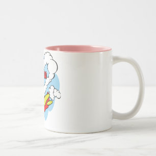 Tasse 2 Couleurs J'aime ma poupée et coeurs de chiffon de Meme