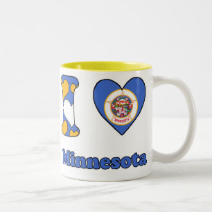 Tasse 2 Couleurs J'aime Minnesota