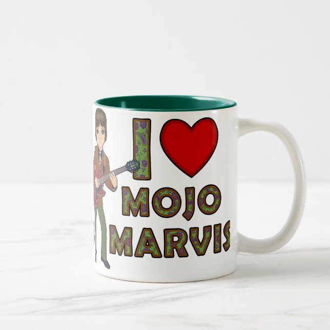 Tasse 2 Couleurs J'aime Mojo Marvis (Droit)