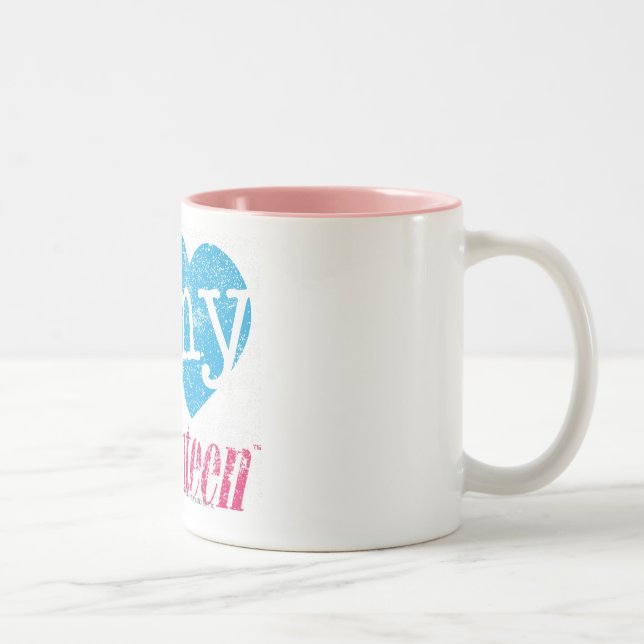 Tasse 2 Couleurs J'aime mon Aqua 17 (Droit)