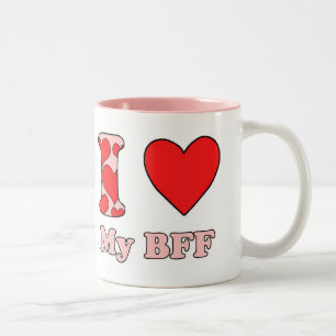 Tasse 2 Couleurs J'aime mon BFF