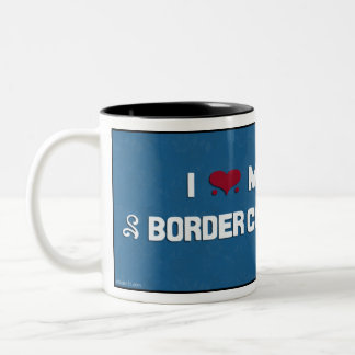 Tasse 2 Couleurs J'aime mon border collie