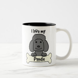 Tasse 2 Couleurs J'aime mon caniche
