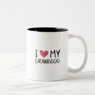 Tasse 2 Couleurs J'aime mon Granddog