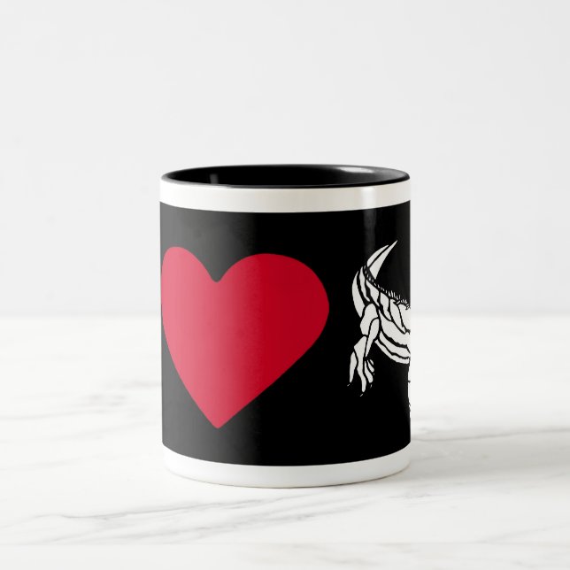 Tasse 2 Couleurs "J'aime mon iguane " (Centre)